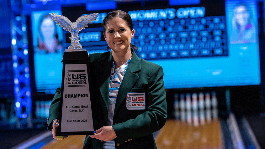 Bryanna Cote after winning the 2023 U.S. Women's Open